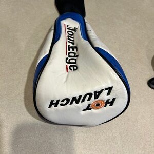 Hot Launch Golf Club Headcover - Blue and White